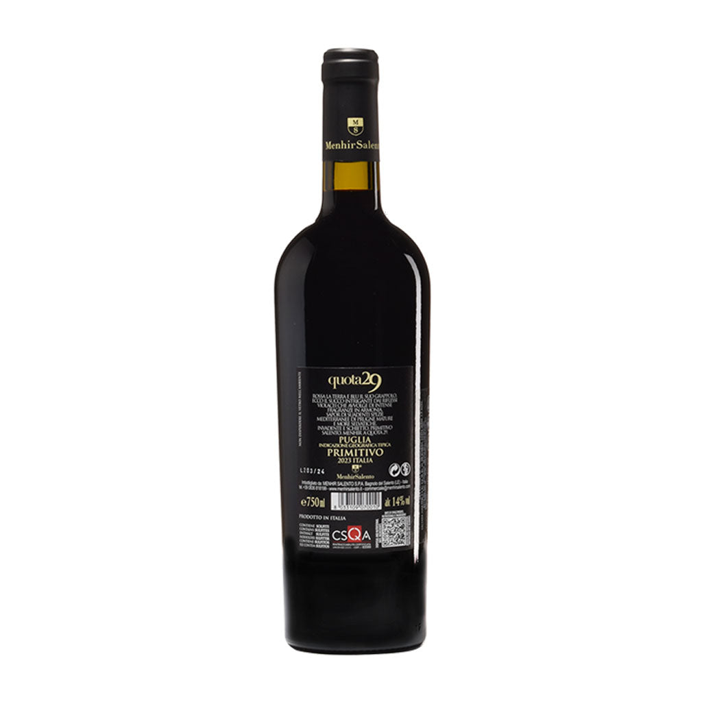 Lien Gourmet - Tinto - Italia - IGP Salento - Quota 29 - Primitivo - 2023